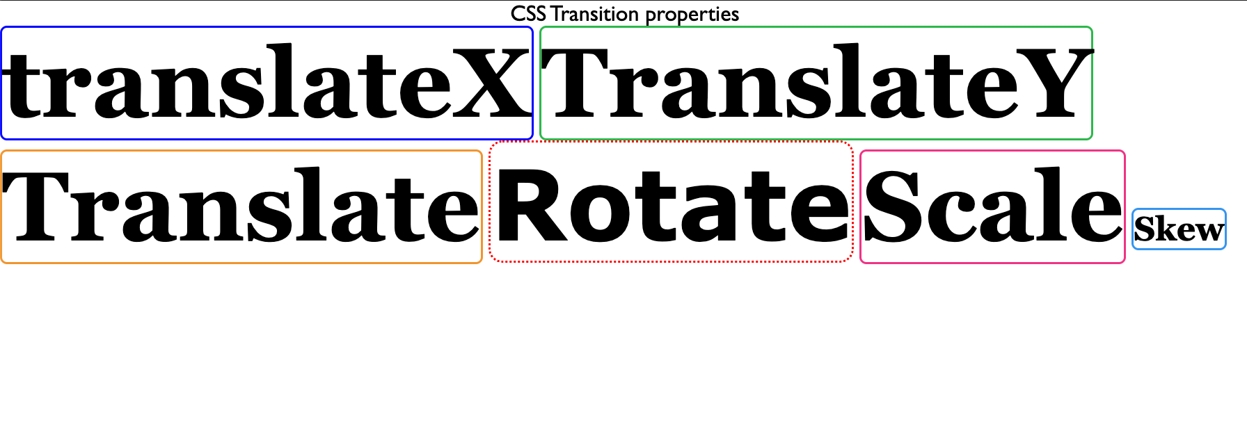 CSS Transitions